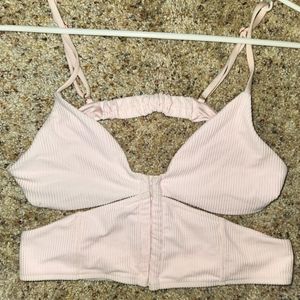 Frankies Bikinis Baby Pink Top